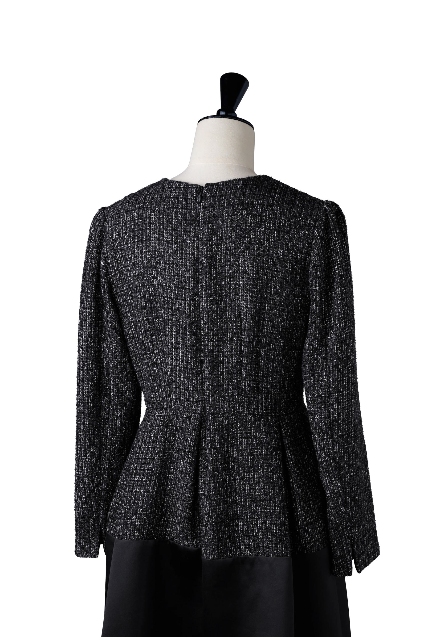 Laila Tweed Zip Mini Dress