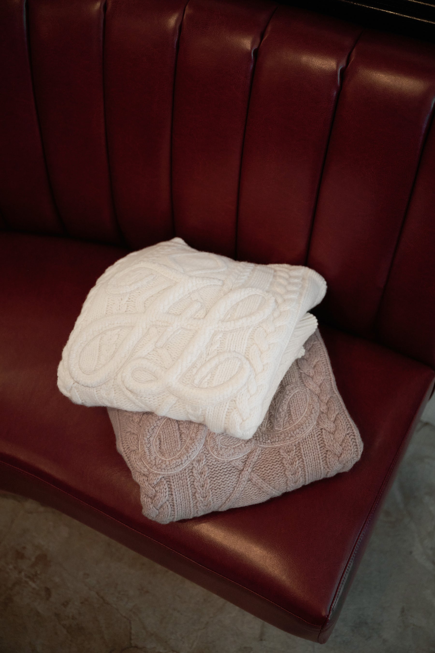 H Boa Cable Knit Cardigan