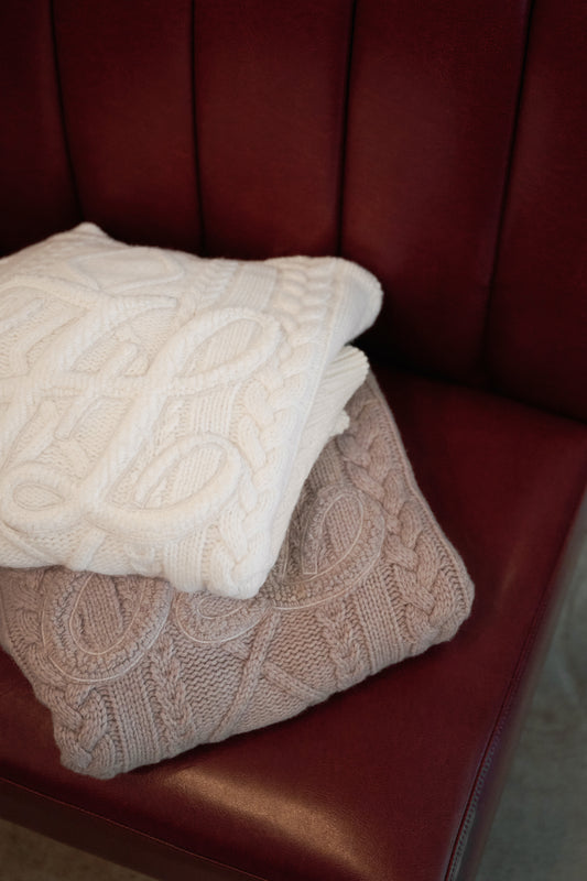 H Boa Cable Knit Cardigan