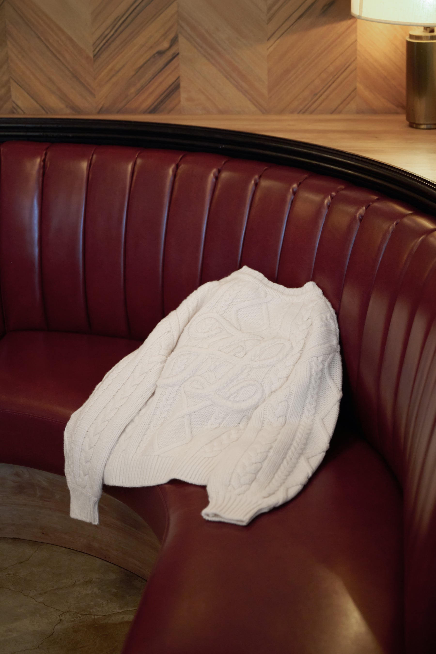 H Boa Cable Knit Cardigan