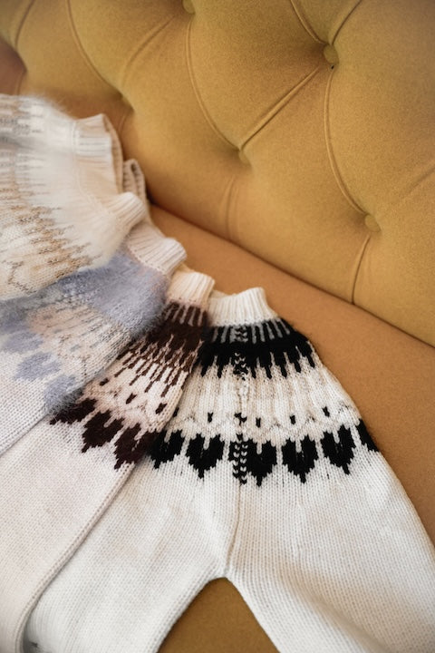 【新色】Heart Fair Isle Knit Pullover