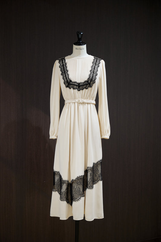 Rosaline Lace Trimmed Dress