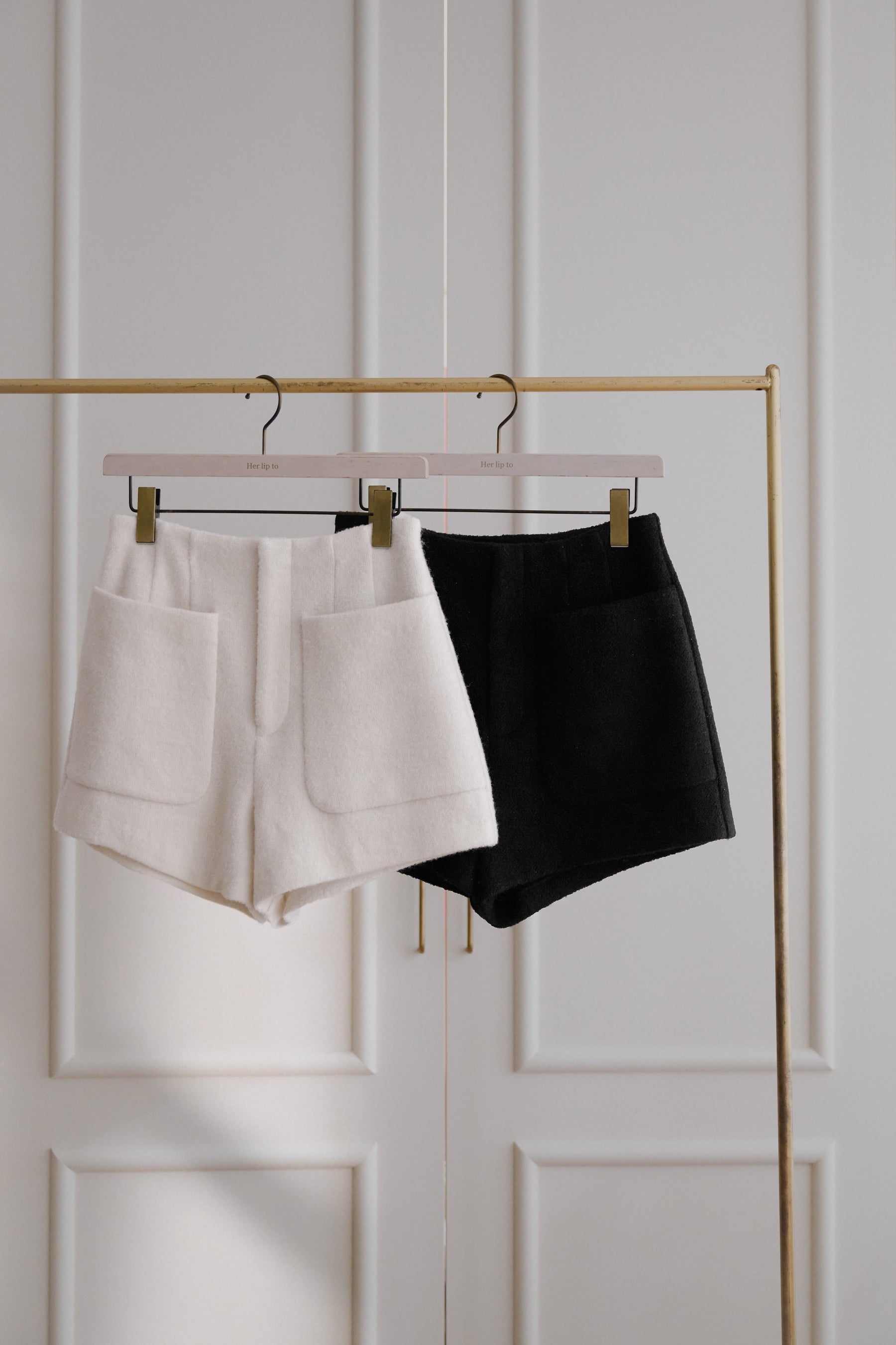 Twinkle Wool Boucle Shorts