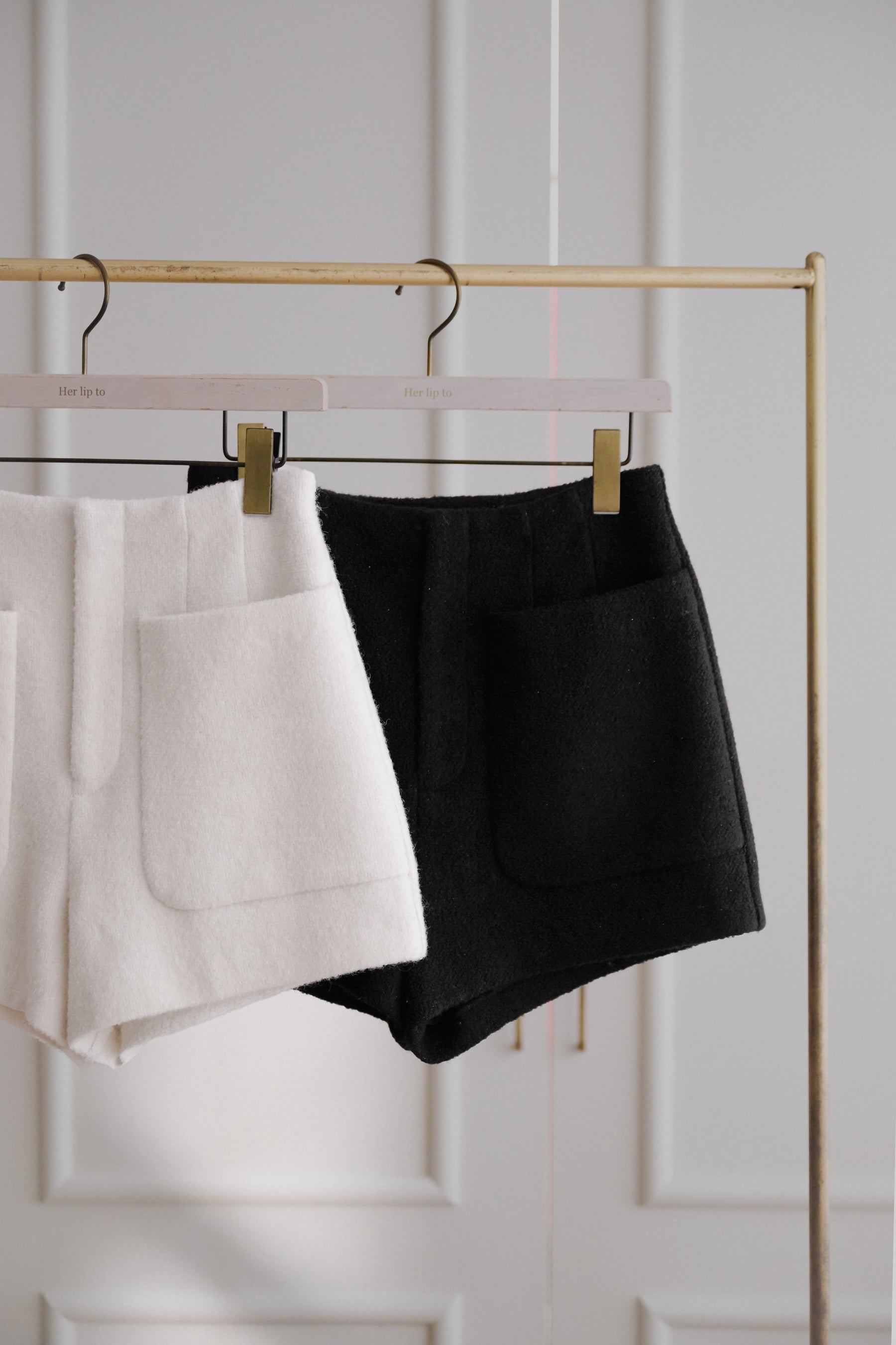 Twinkle Wool Boucle Shorts