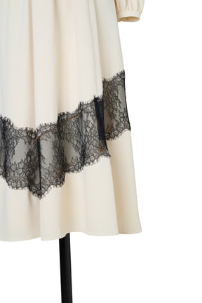 Rosaline Lace Trimmed Dress