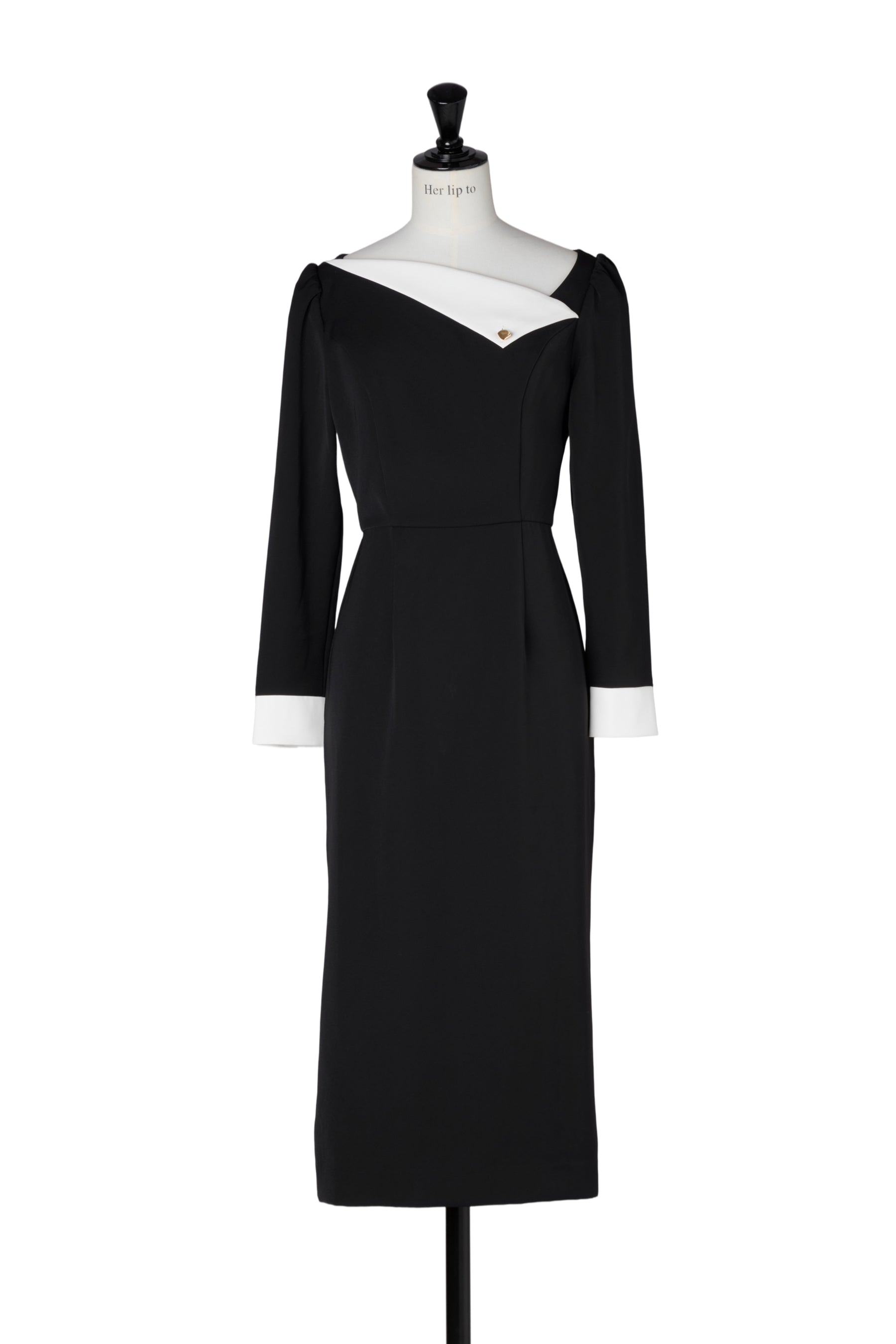 [Shipping in early November] Asymmetrical Collar Dress