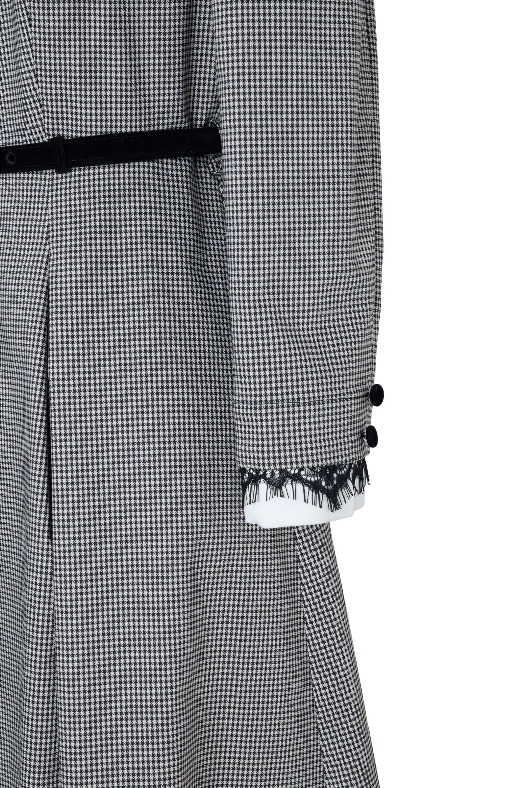 [Ships mid-November] Classic Monochrome Check Midi Dress