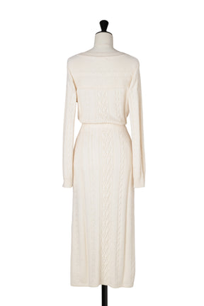 Cecily Cable Knit Dress