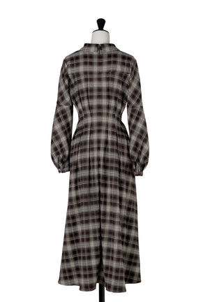Marion Plaid Shirt Dress