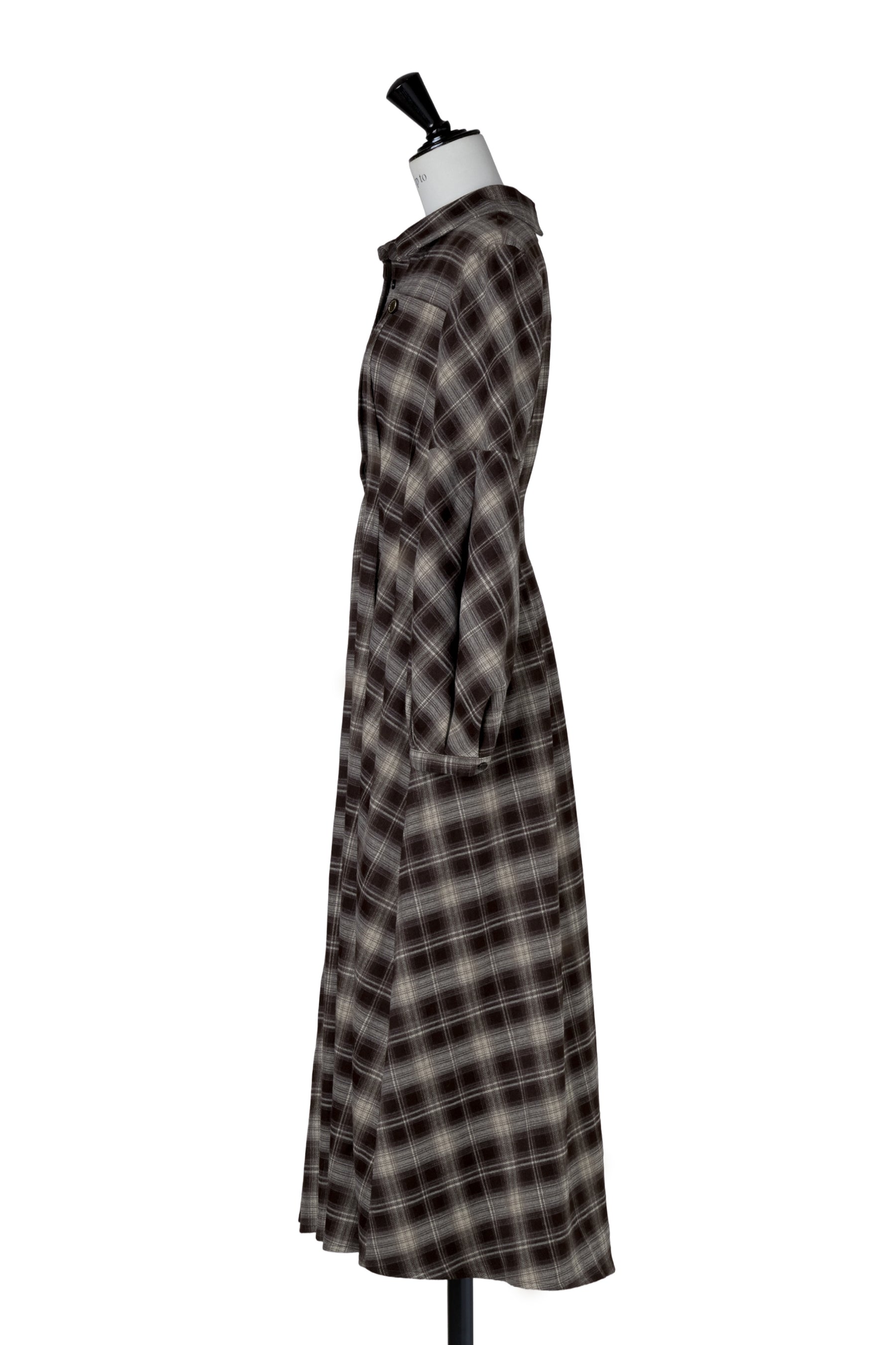 Marion Plaid Shirt Dress