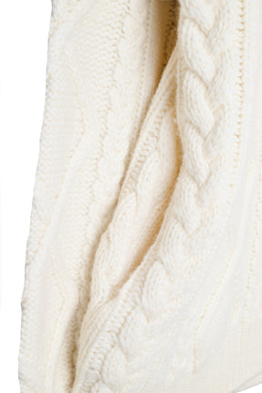 H Boa Cable Knit Cardigan