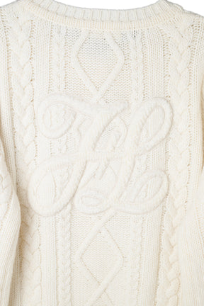 H Boa Cable Knit Cardigan