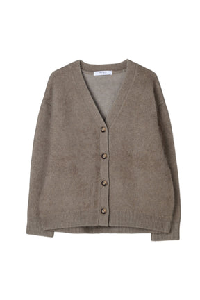 Airy Wool-Blend Cardigan