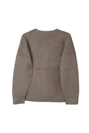 Airy Wool-Blend Cardigan