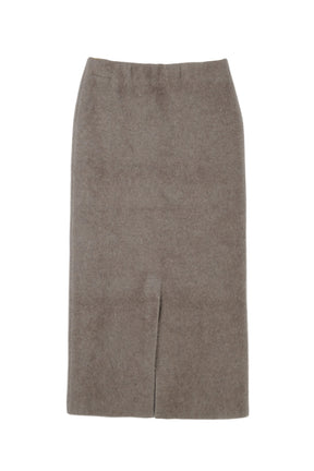 Airy Wool-Blend Skirt