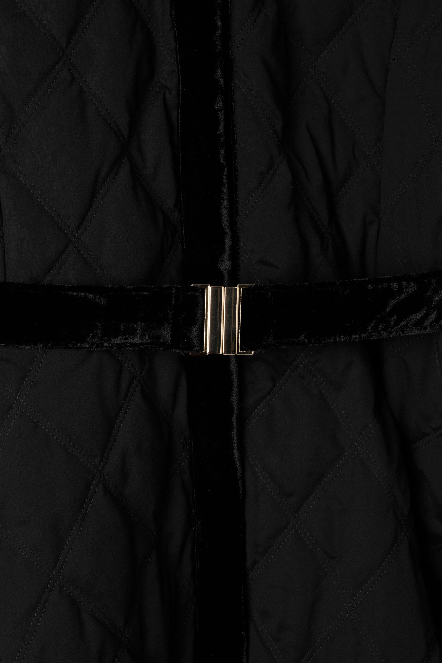 Liora Long Quilted Down Coat