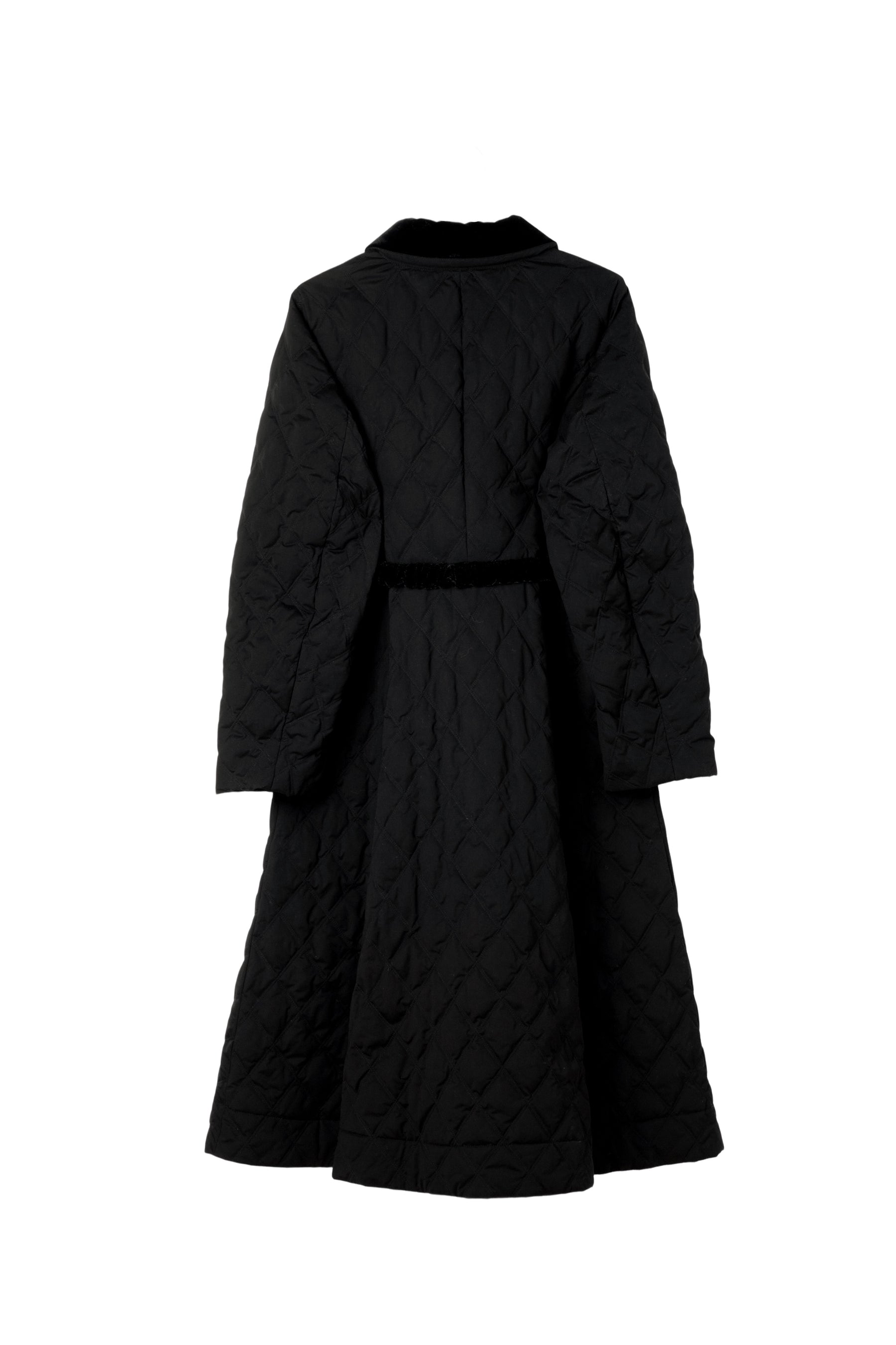 Liora Long Quilted Down Coat