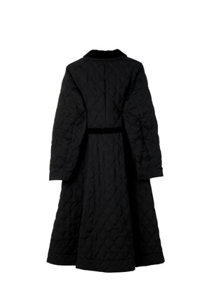 Liora Long Quilted Down Coat