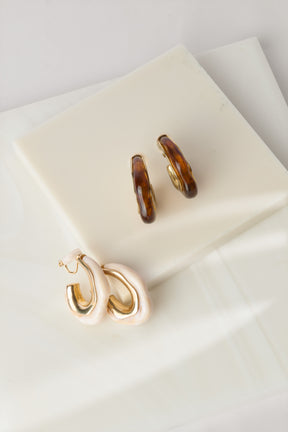 Melange Hoop Earrings