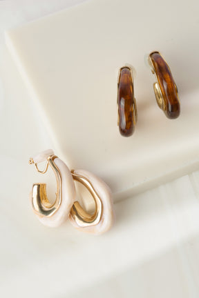 Melange Hoop Earrings