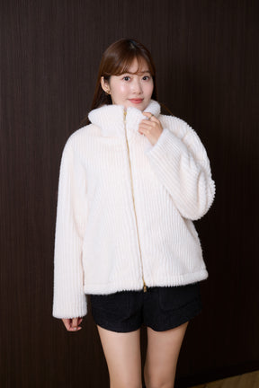 Twila Faux Fur Zip Jacket