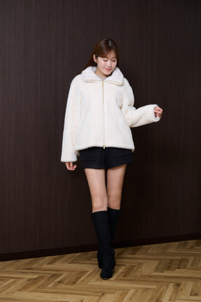 Twila Faux Fur Zip Jacket