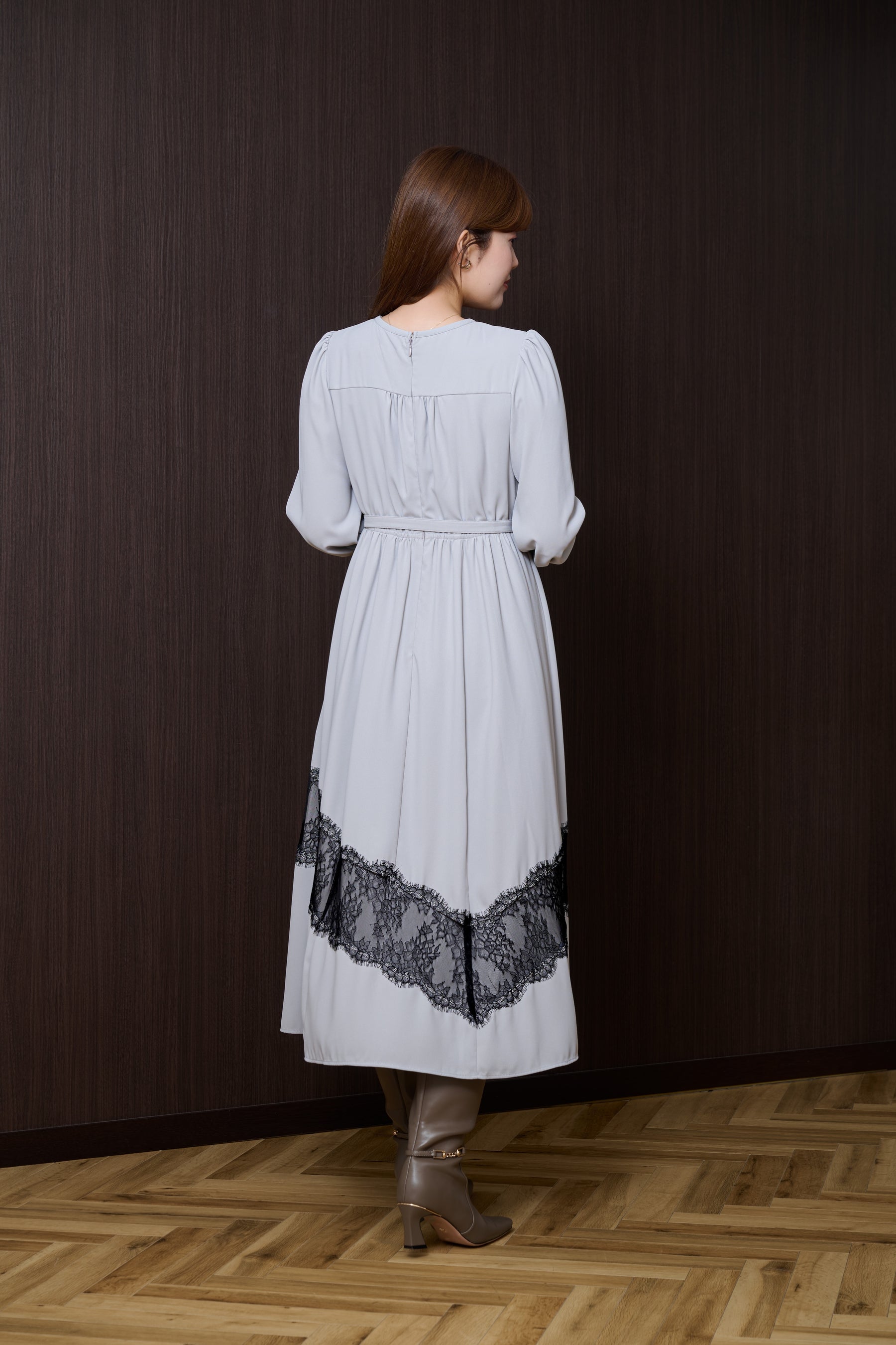 Rosaline Lace Trimmed Dress