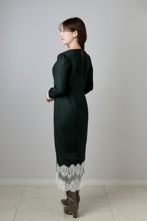Charone Lace-Trimmed Dress