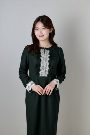 Charone Lace-Trimmed Dress
