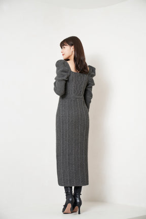 【1月上旬発送】Bambina Cable Knit Dress