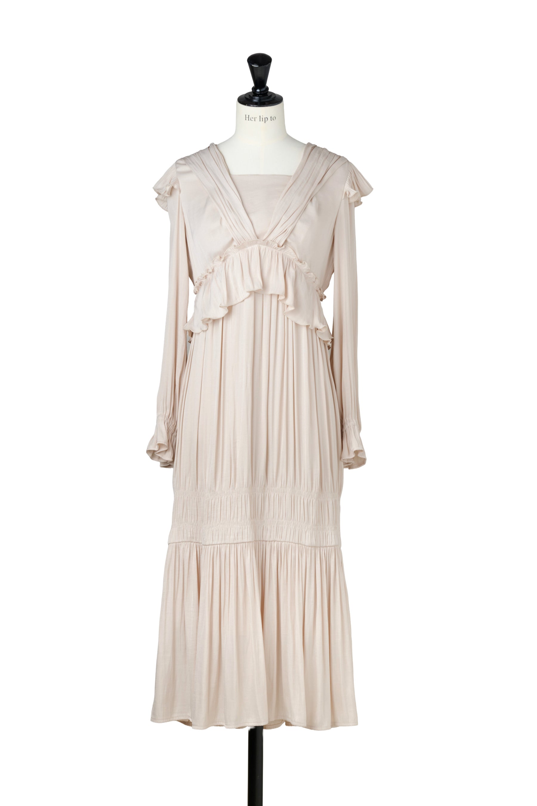 Marion Fluid Gathered Dress