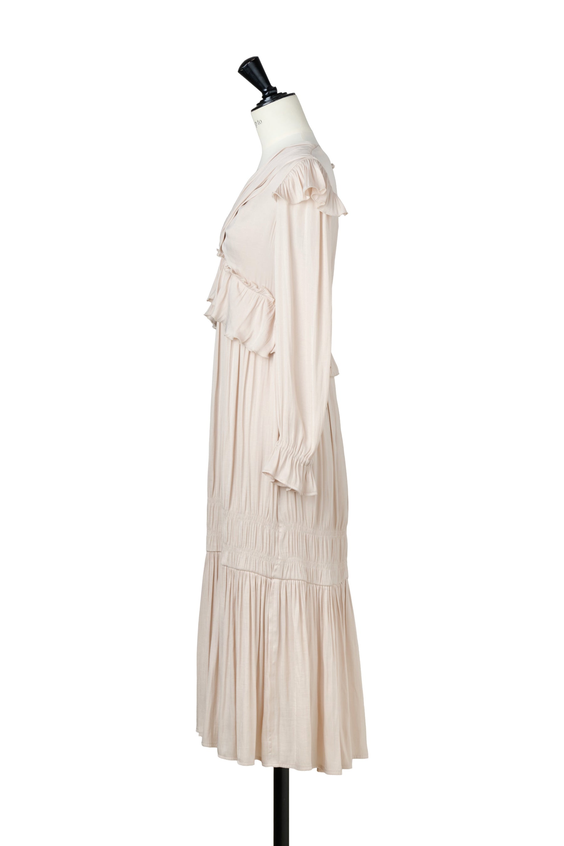 Marion Fluid Gathered Dress