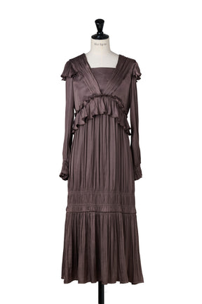 Marion Fluid Gathered Dress