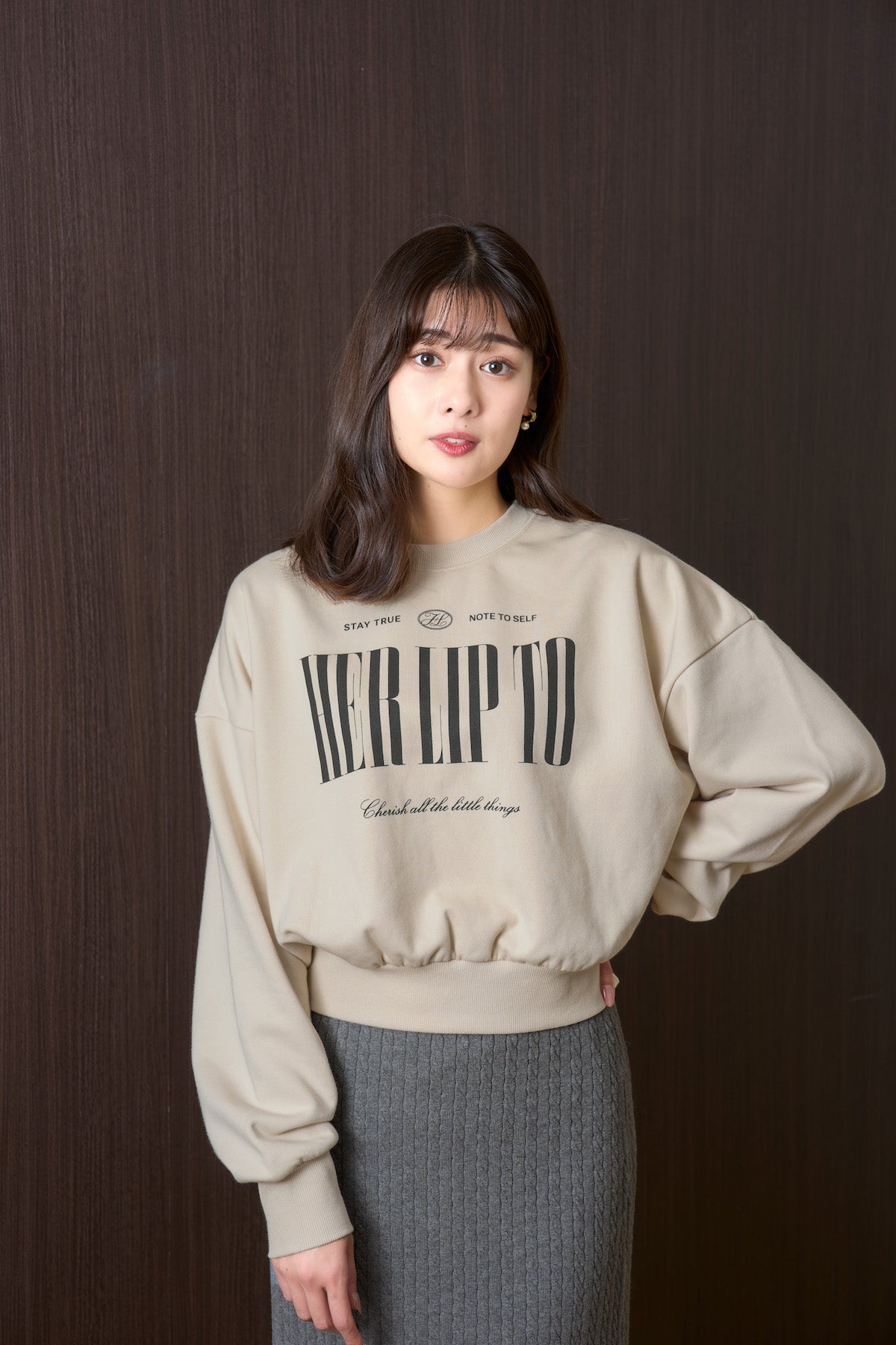 [Shipping in late December] Cherish Oversized Sweatshirt