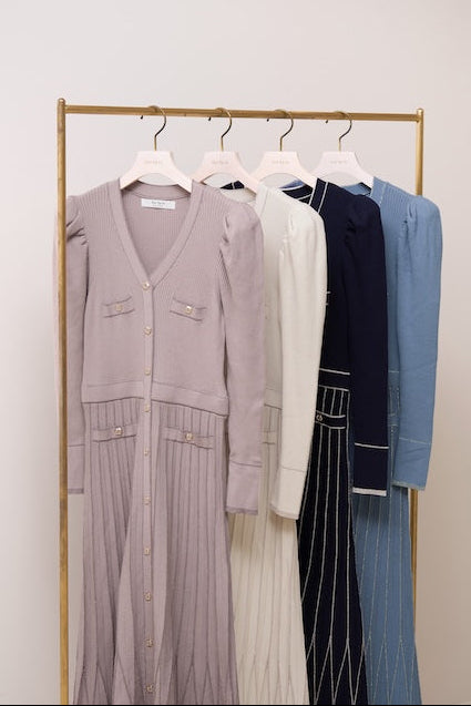 【11月中旬発送】Suite Room Knit Long Dress