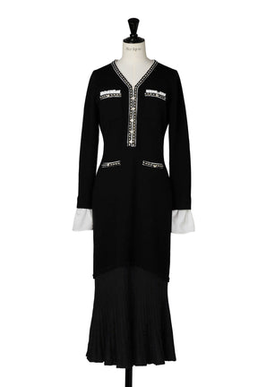 Isaline Long Knit Dress