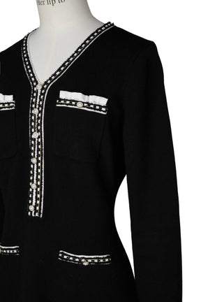 Isaline Long Knit Dress