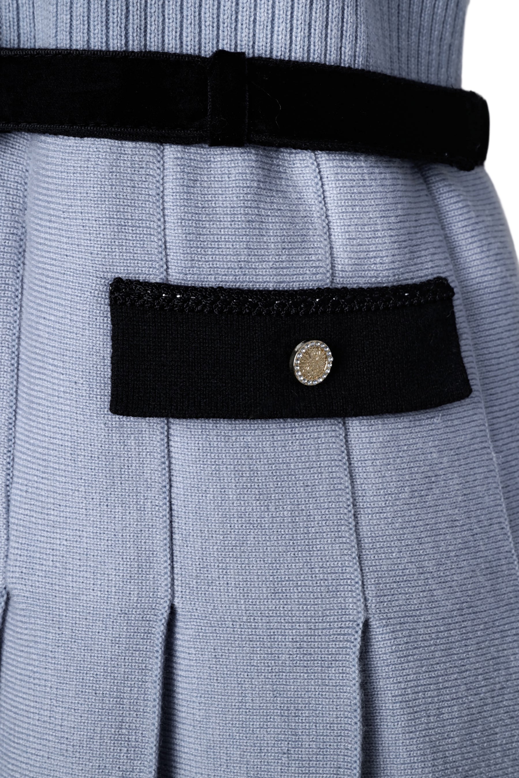 Gabrielle Belted Knit Dress