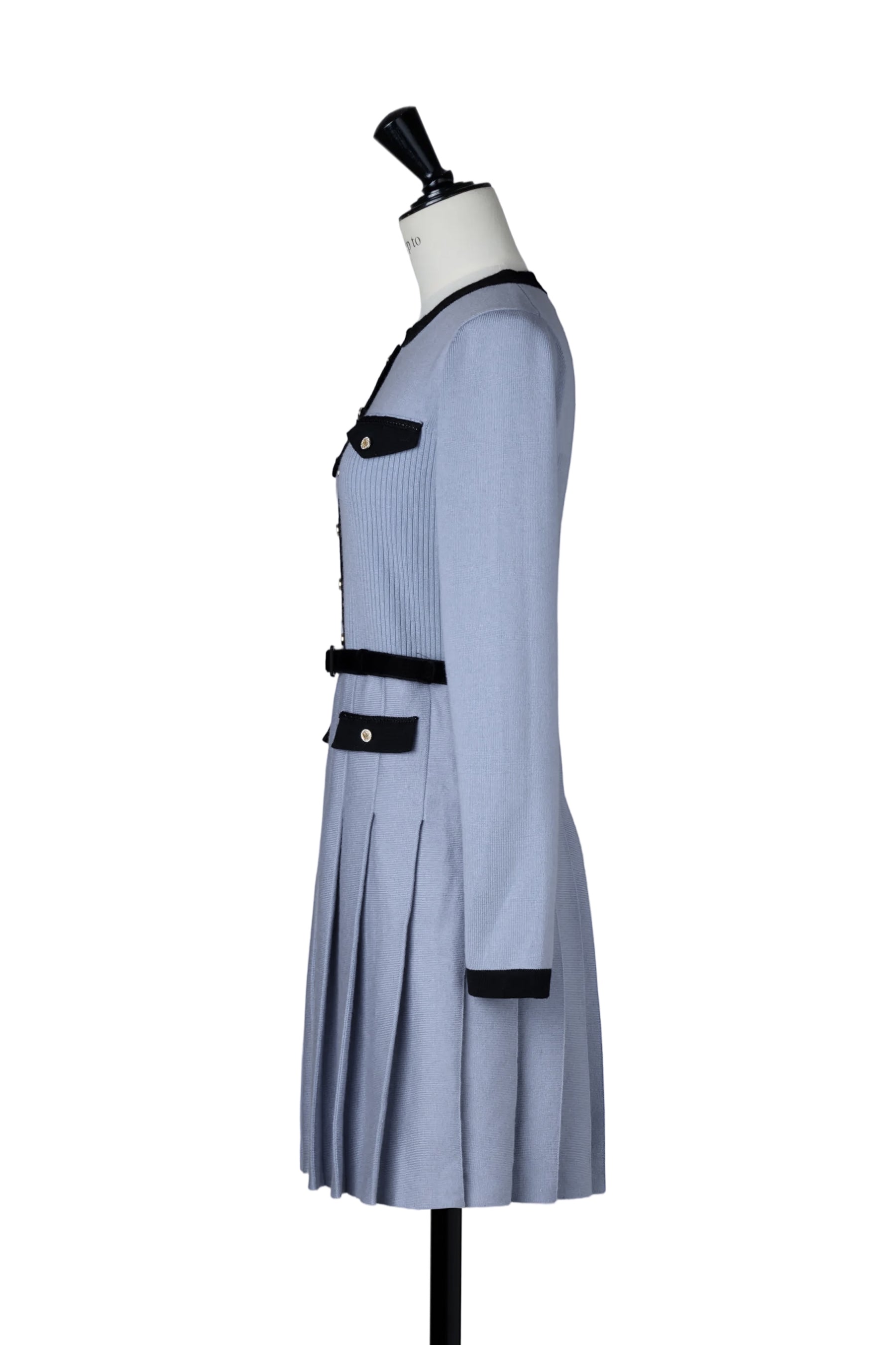 Gabrielle Belted Knit Dress