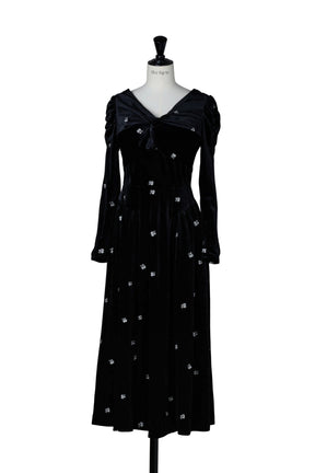 Belmont Floral Velour Dress