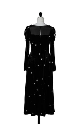 Belmont Floral Velour Dress