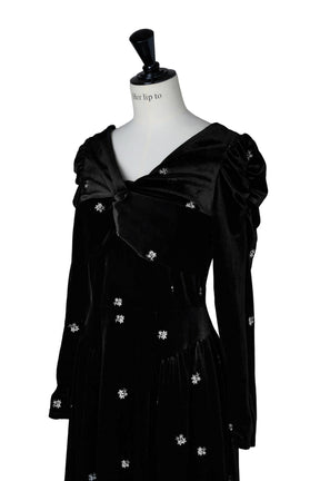 Belmont Floral Velour Dress