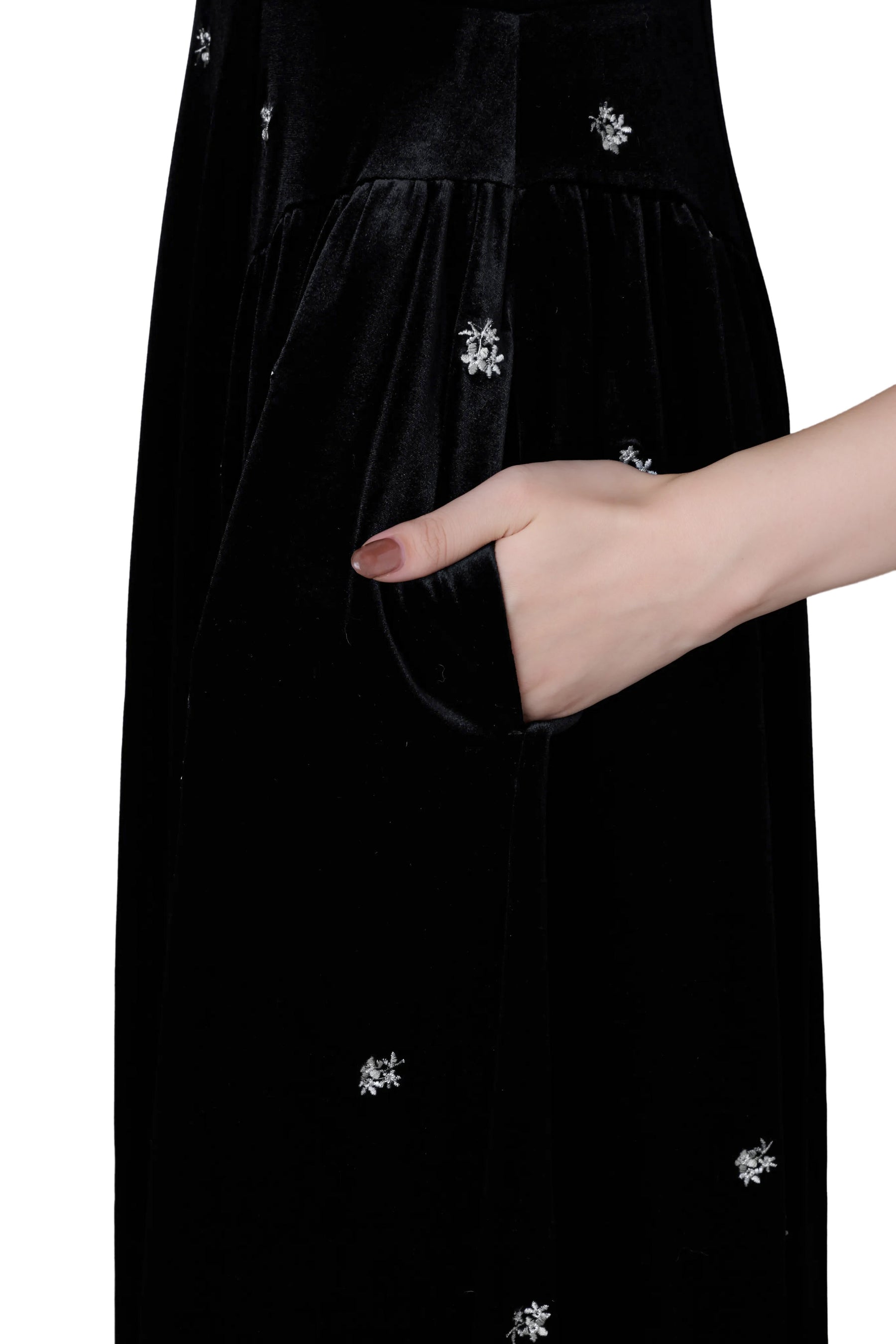 Belmont Floral Velour Dress