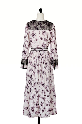 Grasse Floral Pleated Dress