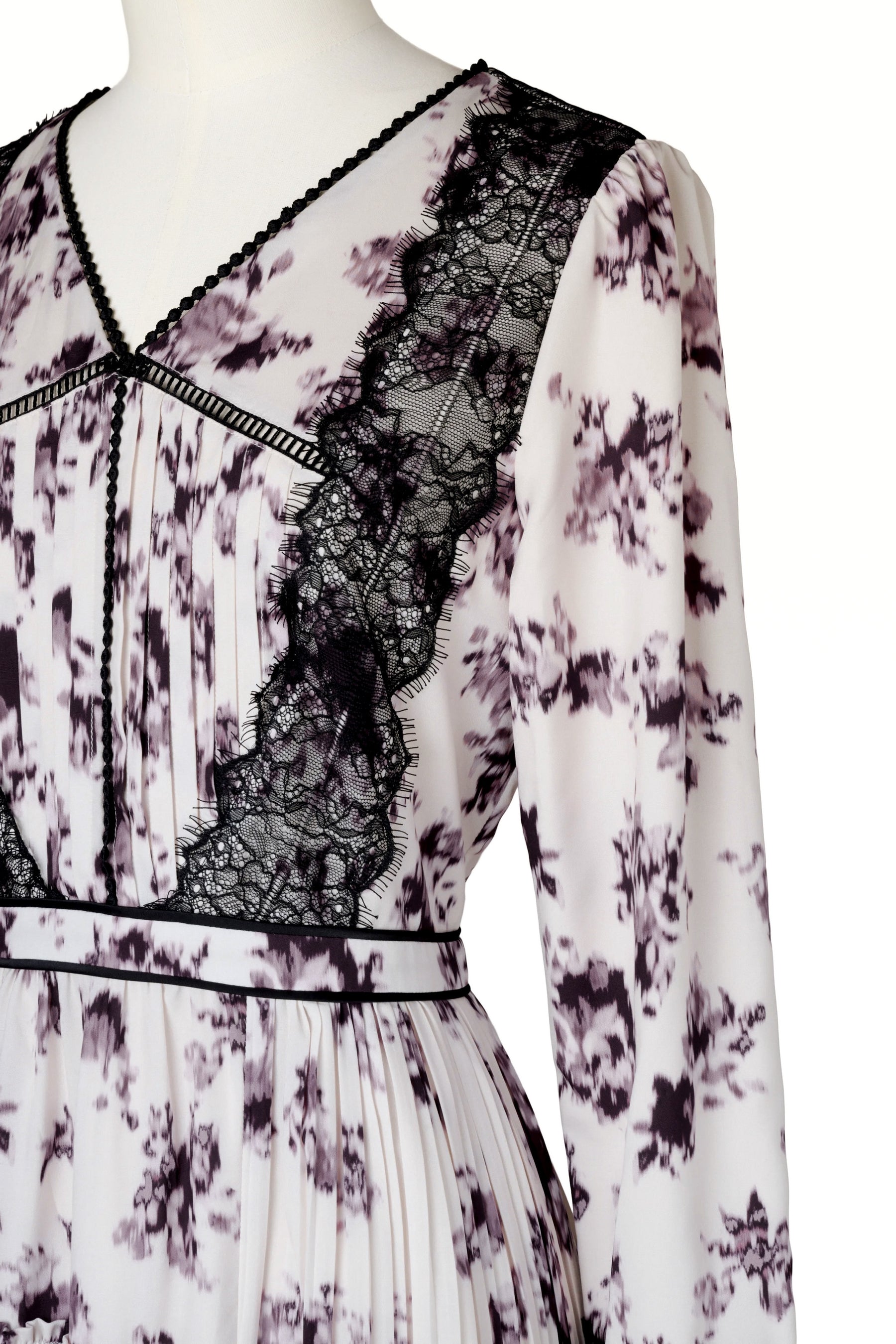 Grasse Floral Pleated Dress