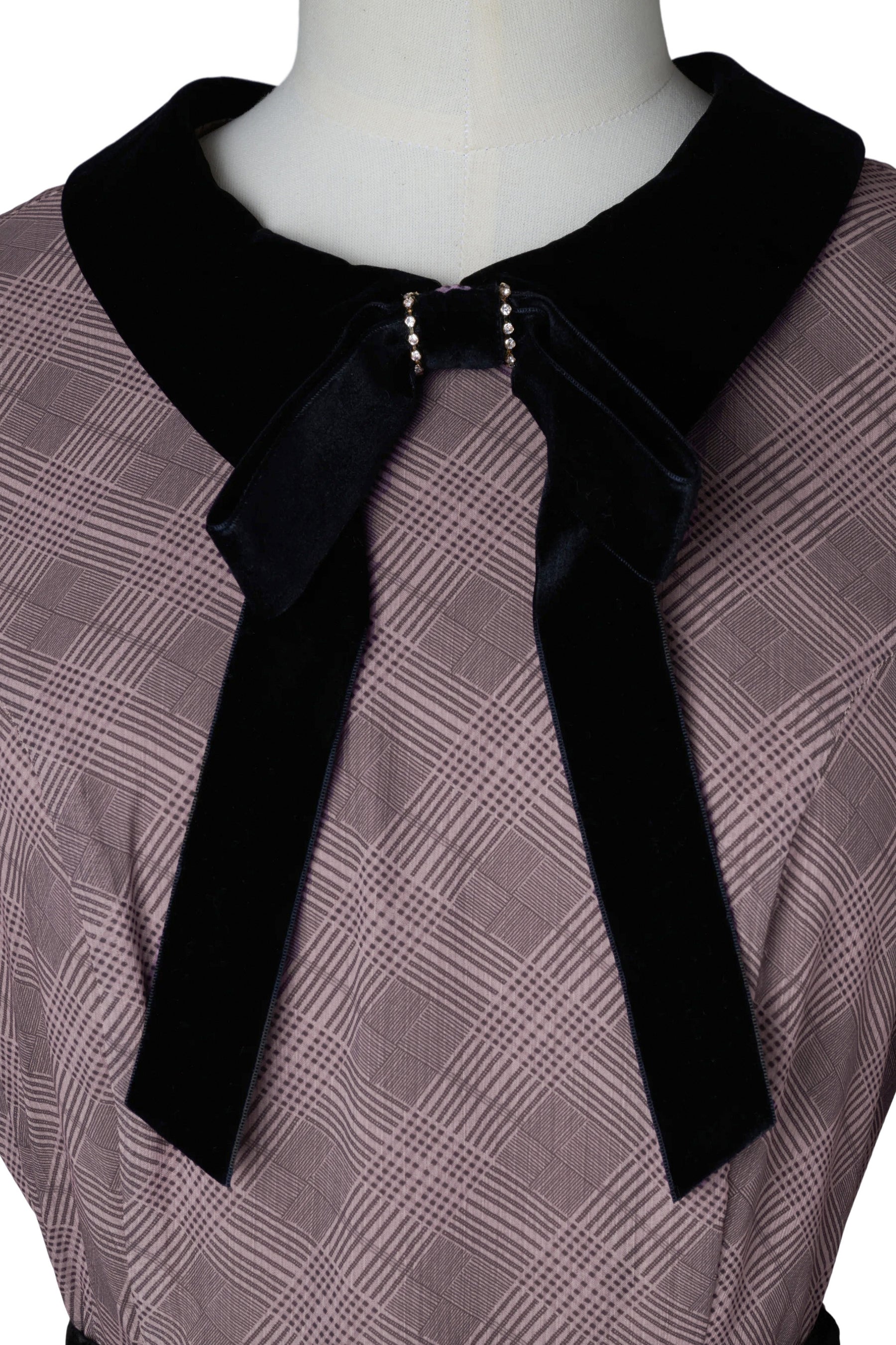 Bristol Plaid Ribbon Dress