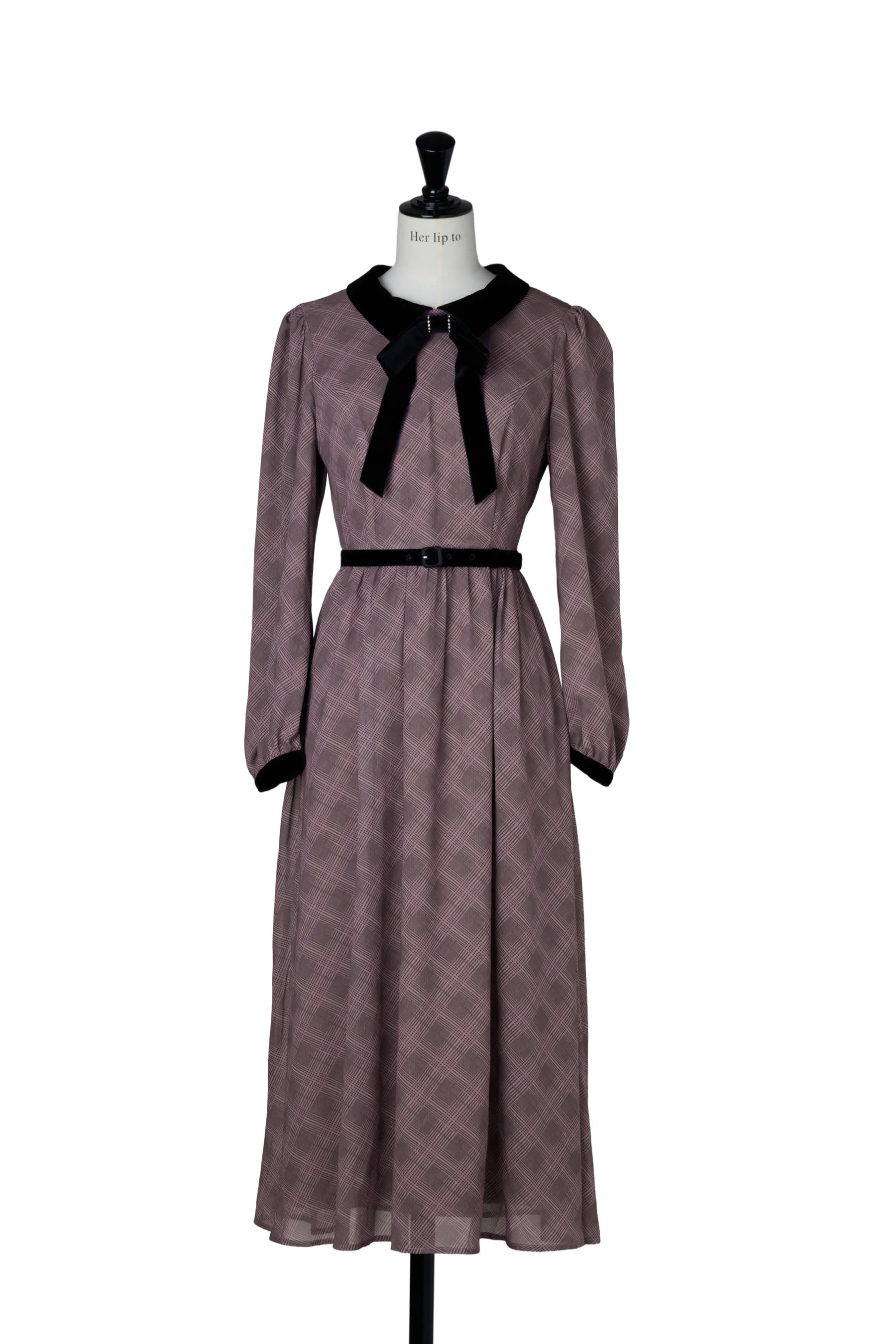 Bristol Plaid Ribbon Dress