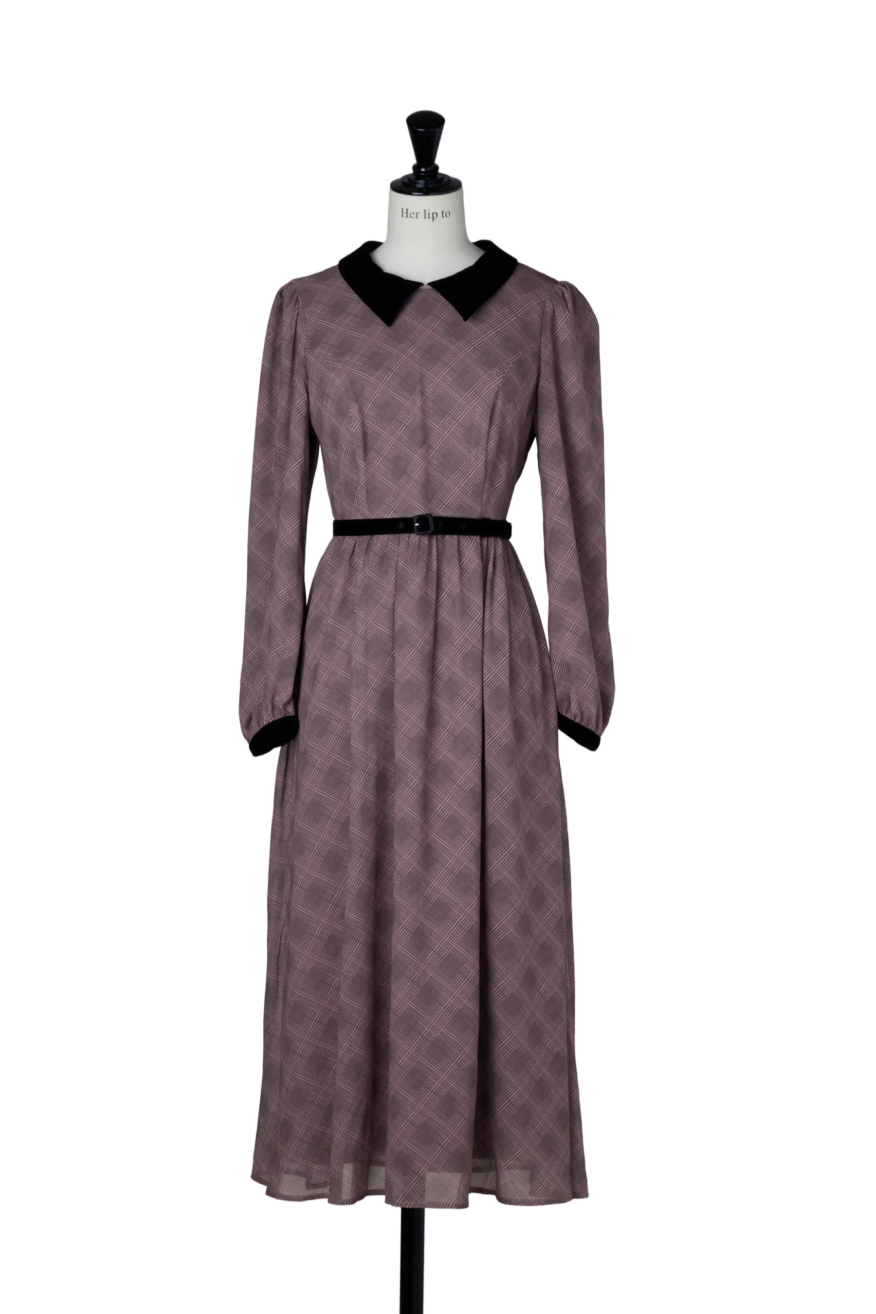 Bristol Plaid Ribbon Dress