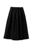 Dot Jacquard Flared Skirt