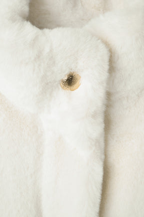 【新顏色】冬日戀曲仿皮草長外套